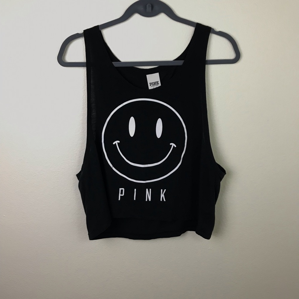 🛍3/$35 SALE - VS PINK | Happy Muscle Tank Small